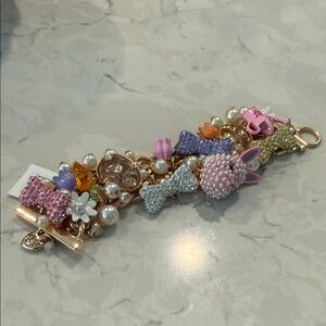 Betsey Johnson Multicolor Charm Bracelet